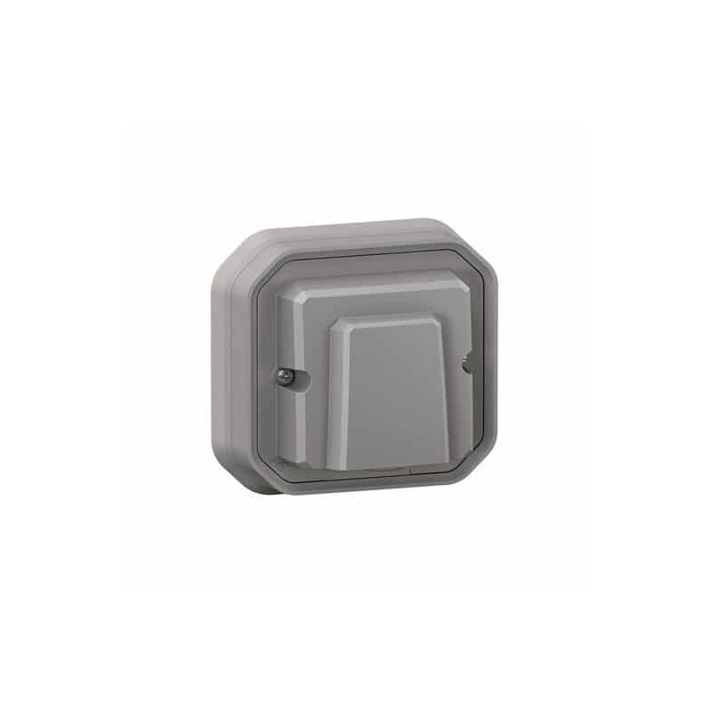 Sortie de câble 16A encastrée Gris Plexo