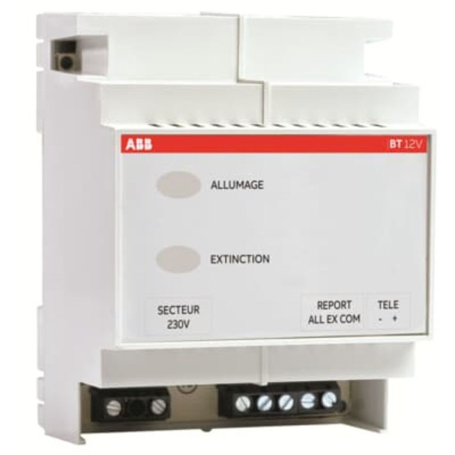 Télécommande ABB BT 12V 621201 Compatible BAES STD et SATI Accessoire Éclairage Sécurité