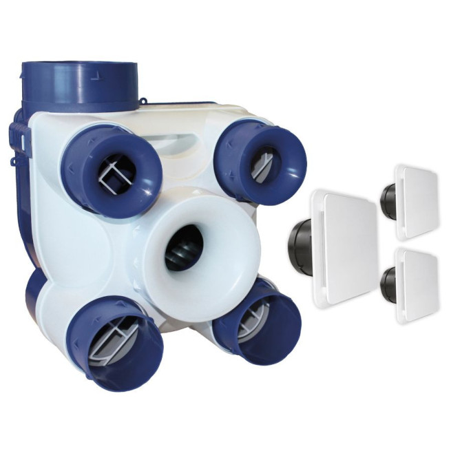 Kit VMC DECO 2 K S&P Unelvent – VMC simple flux standard jusqu’à 4 sanitaires