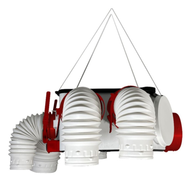 Kit VMC OCTEO AUTO DHU S&P Unelvent – VMC intelligente jusqu’à 6 sanitaires