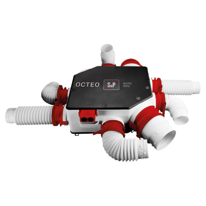 Kit VMC OCTEO AUTO DHU S&P Unelvent – VMC intelligente jusqu’à 6 sanitaires
