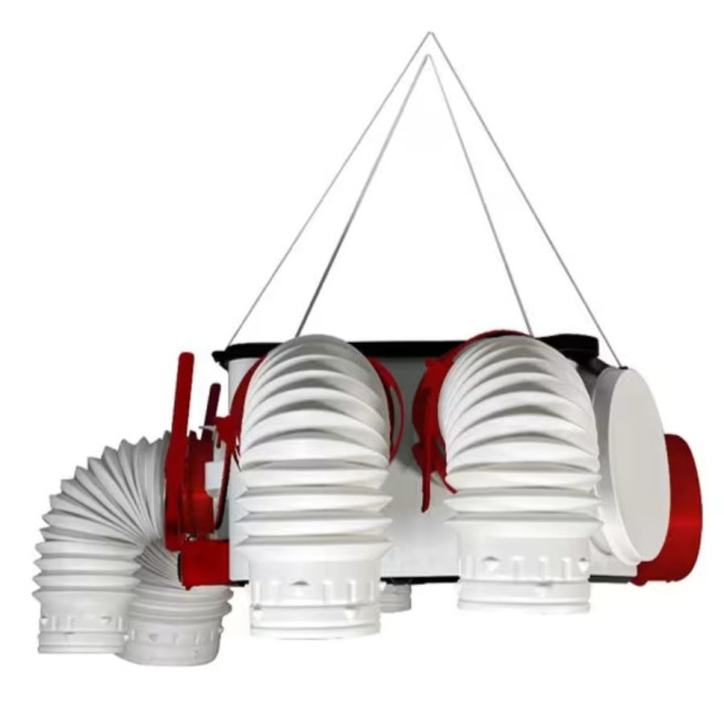Kit VMC OCTEO HYGRO ECOWATT HP 2+ S&P Unelvent – VMC hygroréglable haute pression