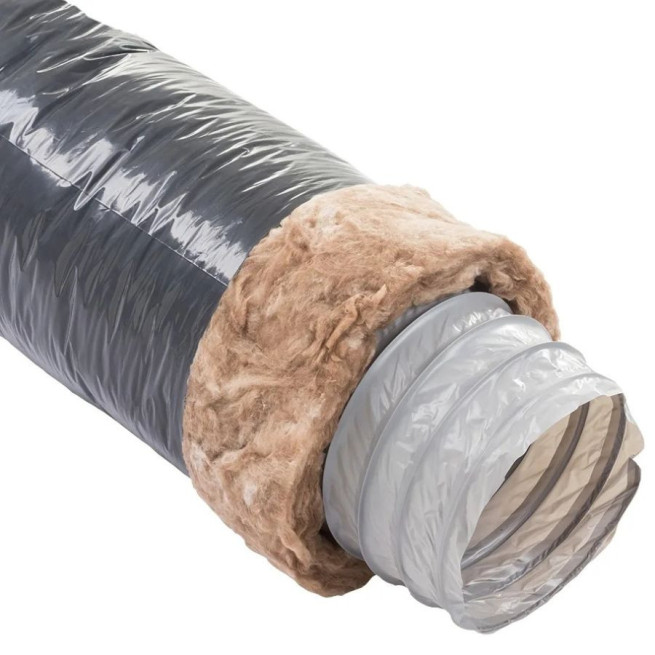 Gaine isolée Ø 125 mm GP ISO ECOSOFT 10 m S&P Unelvent – Isolation 25 mm