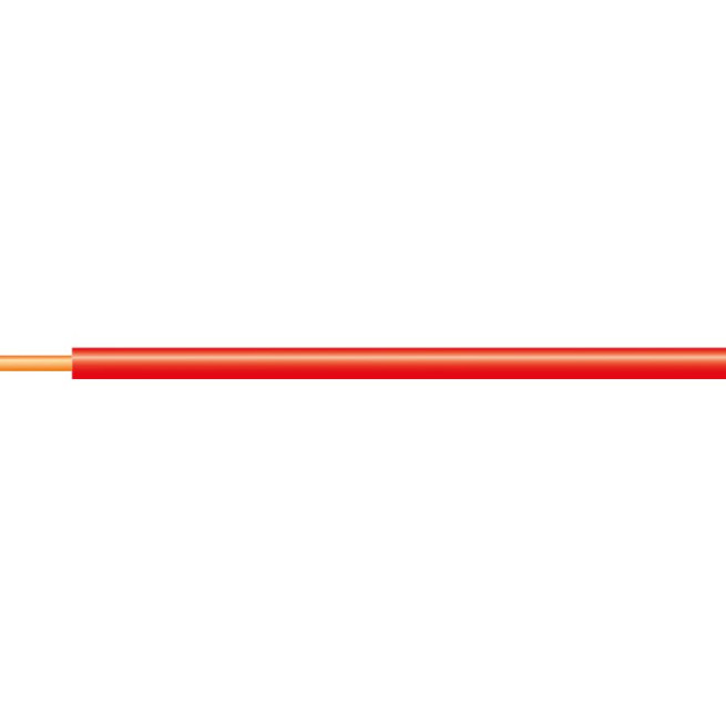 Fil rigide H07VU 1,5 mm² - Rouge - Couronne de 100 m