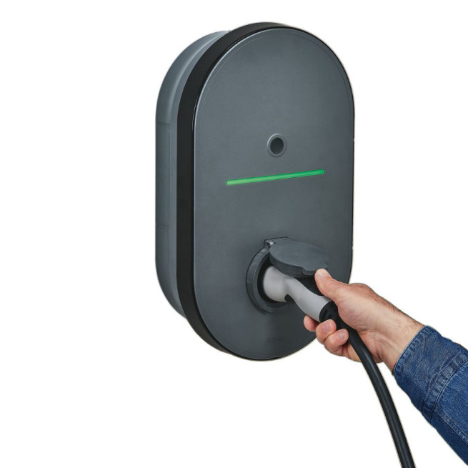 Borne de recharge Green'Up Home - Monophasée - 7,4 kW - Avec protection
