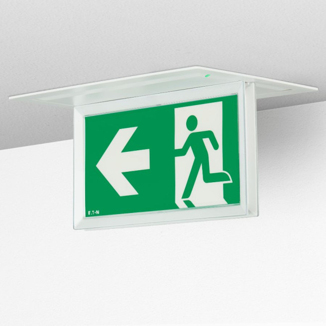 BAES Évacuation SATI Eaton 16125 Pose Mur ou Plafond Bloc Secours LED