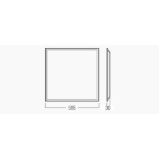 Panneau LED BACKLIT 36W 600x600 Airis LED – Dalle LED professionnelle