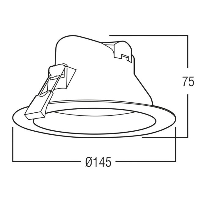 Downlight LED LIVEA 14W 5’’ Airis LED – Spot encastrable performant