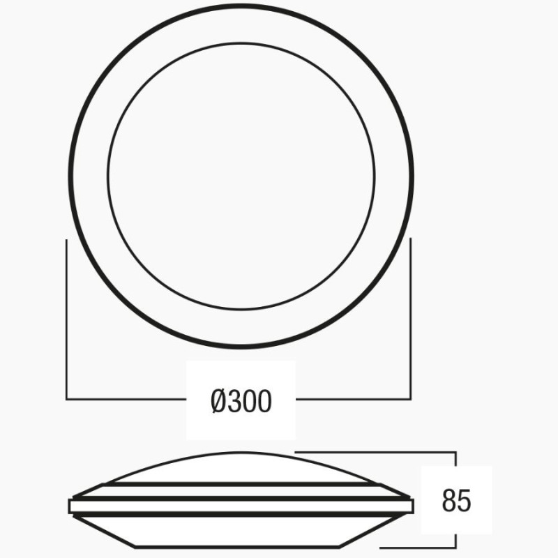 Hublot LED TRIPTIK 10-22W CCT Airis LED – Étanche IP66