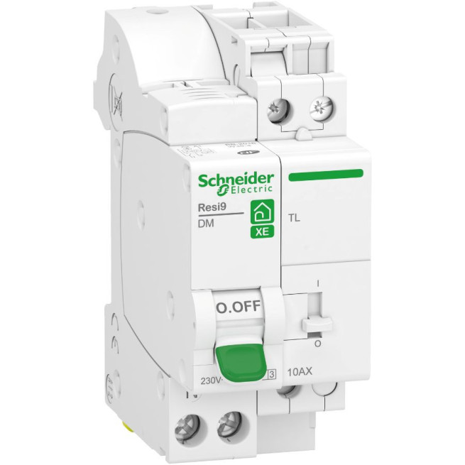 Combiné disjoncteur télérupteur Schneider Resi9 XE 10A 1P+N R9ECL610