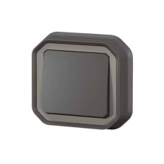 Interrupteur va-et-vient 10AX Anthracite Plexo