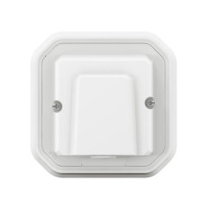 Sortie de câble 16A encastrée Blanc Plexo