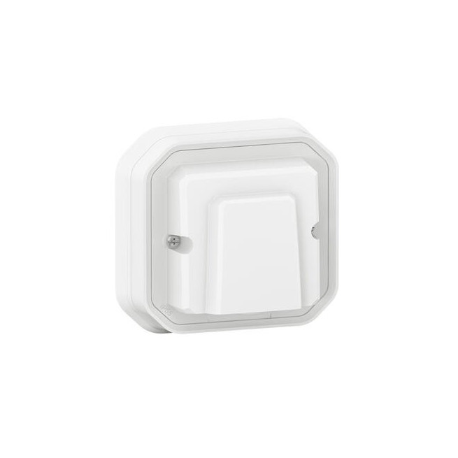 Sortie de câble 16A encastrée Blanc Plexo