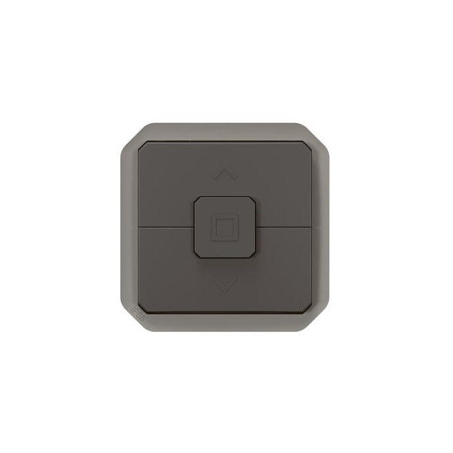 Interrupteur volet roulant Anthracite Plexo