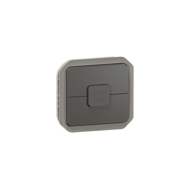 Interrupteur volet roulant Anthracite Plexo