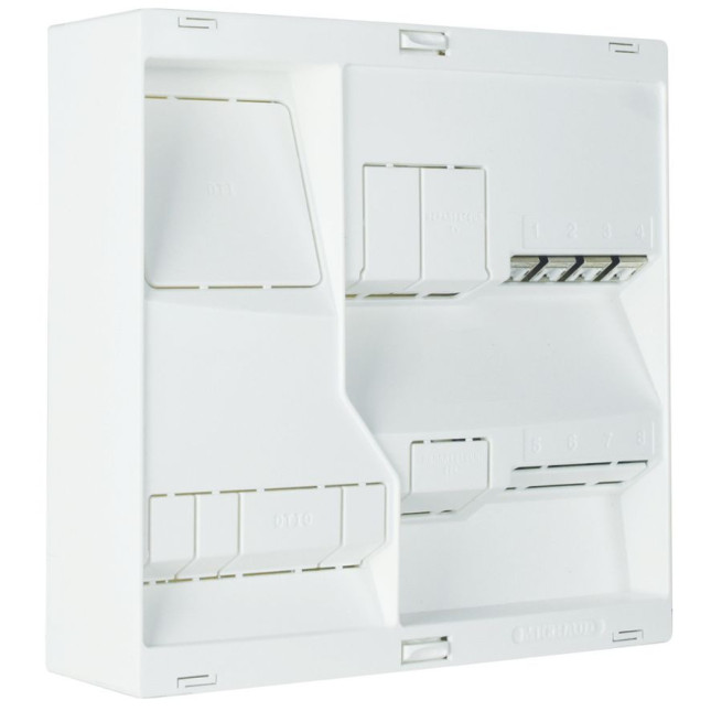 Tableau de communication BLUENEO 4 RJ45 Michaud – Coffret réseau domestique performant