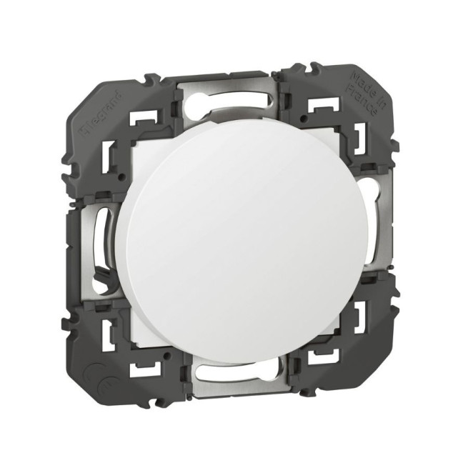 Obturateur Dooxie Legrand avec support blanc aluminium noir