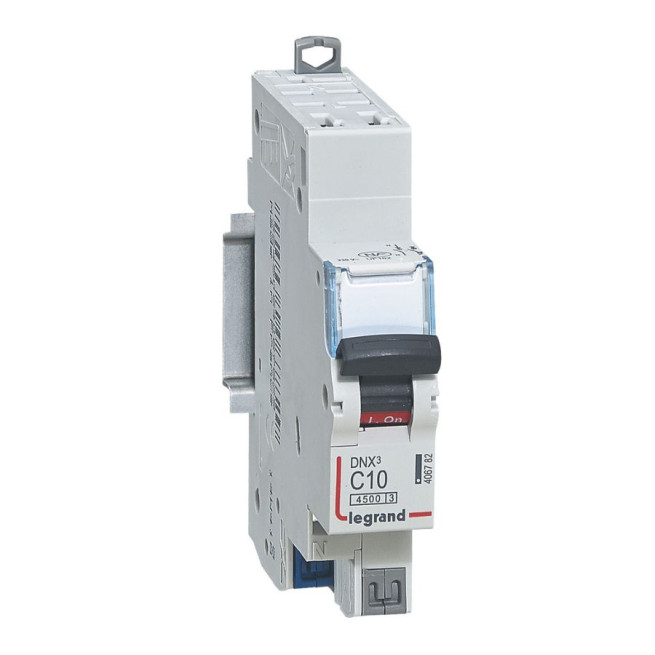 Disjoncteur - 1P + N - 10 A - Courbe C - Connexion auto - DNX³