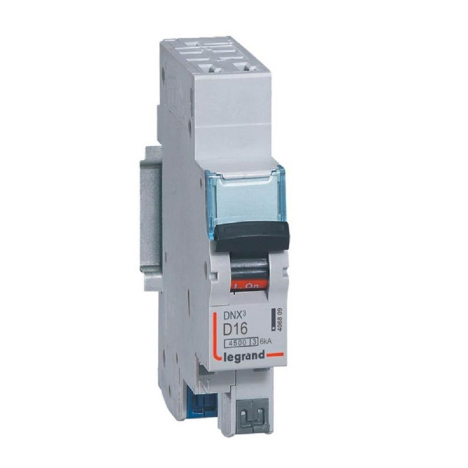 Disjoncteur - 1P + N - 16 A - Courbe D - Connexion auto - DNX³