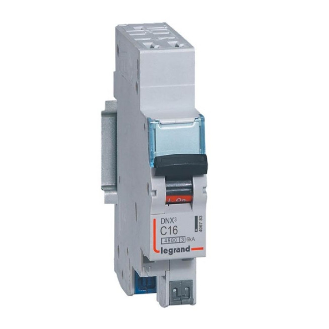 Disjoncteur - 1P + N - 16 A - Courbe C - Connexion auto - DNX³