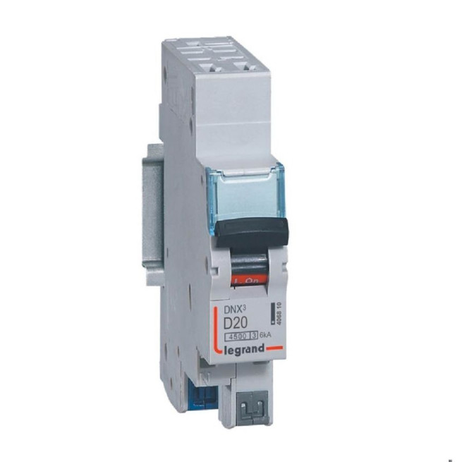 Disjoncteur - 1P + N - 20 A - Courbe D - Connexion auto - DNX³