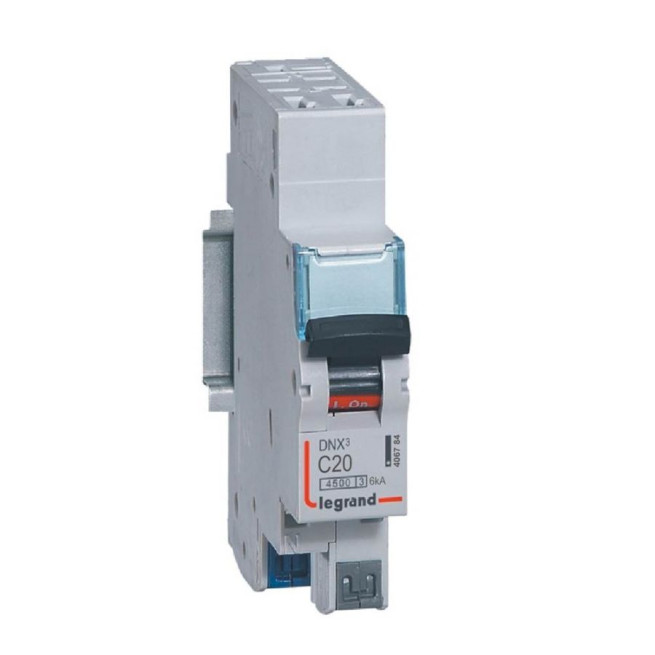 Disjoncteur - 1P + N - 20 A - Courbe C - Connexion auto - DNX³