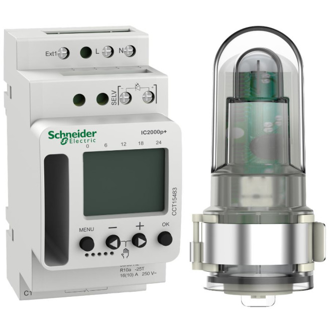 Interrupteur crépusculaire programmable - Acti9 IC2000p+