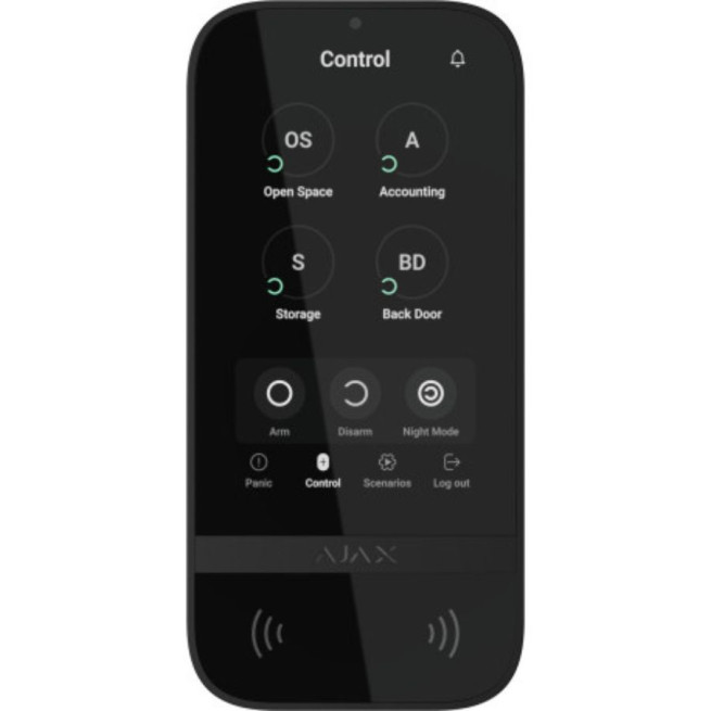 KeyPad TouchScreen Jeweller - Noir