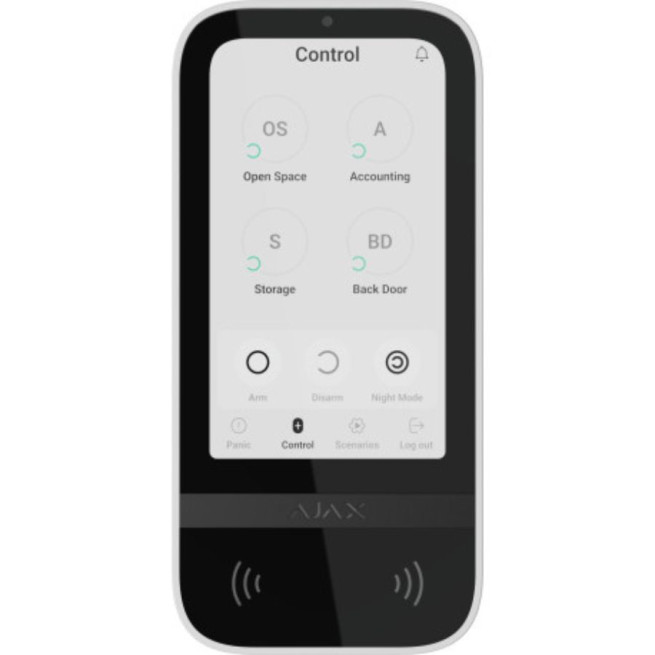 KeyPad TouchScreen Jeweller - Blanc