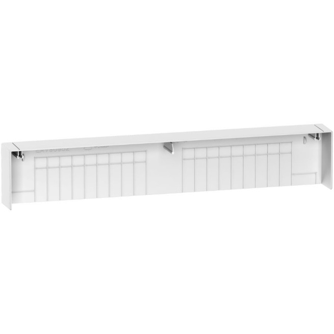 Embout de goulotte 18 modules Schneider Resi9 R9H18539 Blanc GTL