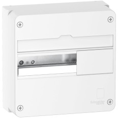 Coffret 1 rangée - 13 modules - Saillie - Blanc - Resi9