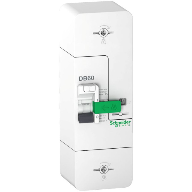 Disjoncteur branchement - 1P + N - 60 A - Sélectif - Resi9 DB60