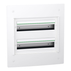 Coffret 2 rangées - 18 modules - Encastré - Sans porte - PrismaSeT XS