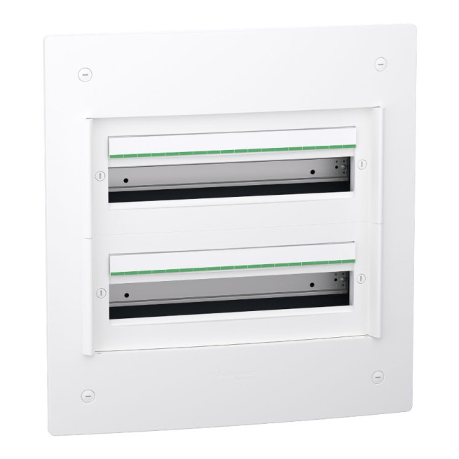 Coffret 2 rangées - 18 modules - Encastré - Sans porte - PrismaSeT XS