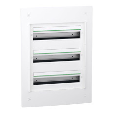 Coffret 3 rangées - 18 modules - Encastré - Sans porte - PrismaSeT XS