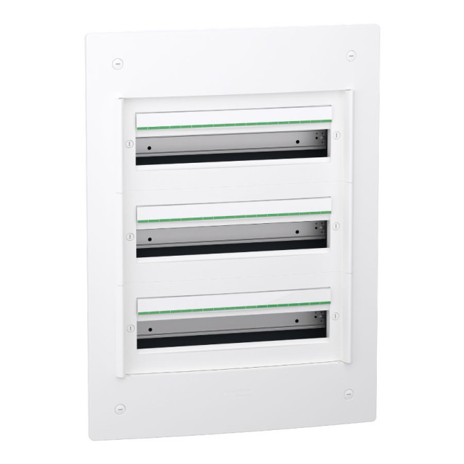 Coffret 3 rangées - 18 modules - Encastré - Sans porte - PrismaSeT XS