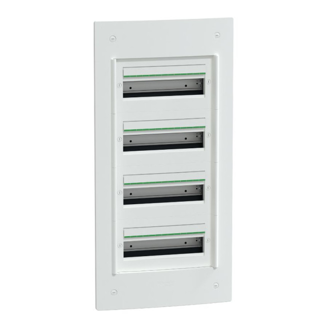 Coffret 4 rangées - 13 modules - Encastré - Sans porte - PrismaSeT XS