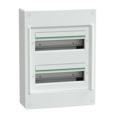 Coffret 2 rangées - 13 modules - Saillie - Sans porte - PrismaSeT XS