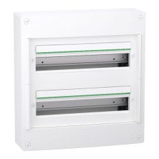 Coffret 2 rangées - 18 modules - Saillie - Sans porte - PrismaSeT XS