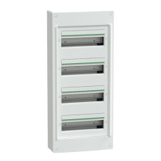 Coffret 4 rangées - 13 modules - Saillie - Sans porte - PrismaSeT XS