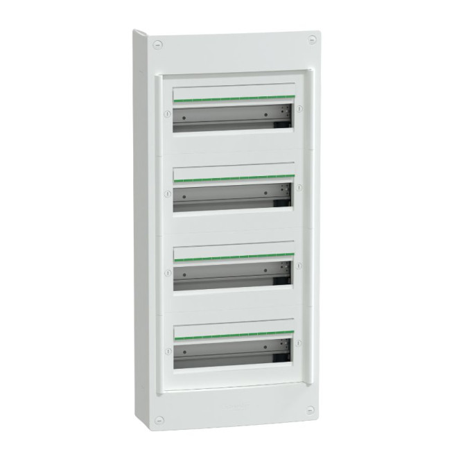 Coffret 4 rangées - 13 modules - Saillie - Sans porte - PrismaSeT XS
