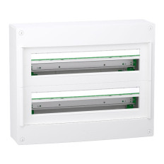 Coffret 2 rangées - 24 modules - Saillie - Sans porte - PrismaSeT XS