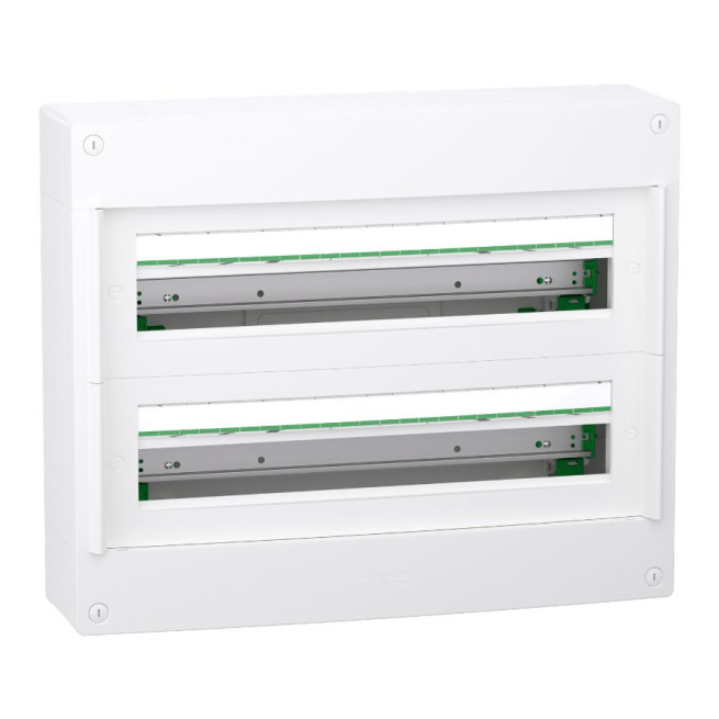Coffret 2 rangées - 24 modules - Saillie - Sans porte - PrismaSeT XS