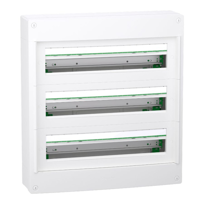 Coffret 3 rangées - 24 modules - Saillie - Sans porte - PrismaSeT XS