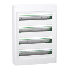 Coffret 4 rangées - 24 modules - Saillie - Sans porte - PrismaSeT XS