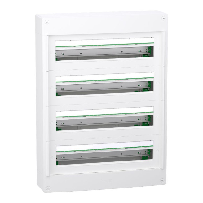 Coffret 4 rangées - 24 modules - Saillie - Sans porte - PrismaSeT XS