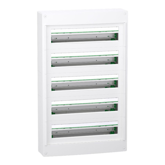 Coffret 5 rangées - 24 modules - Saillie - Sans porte - PrismaSeT XS