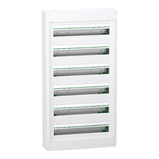 Coffret 6 rangées - 24 modules - Saillie - Sans porte - PrismaSeT XS