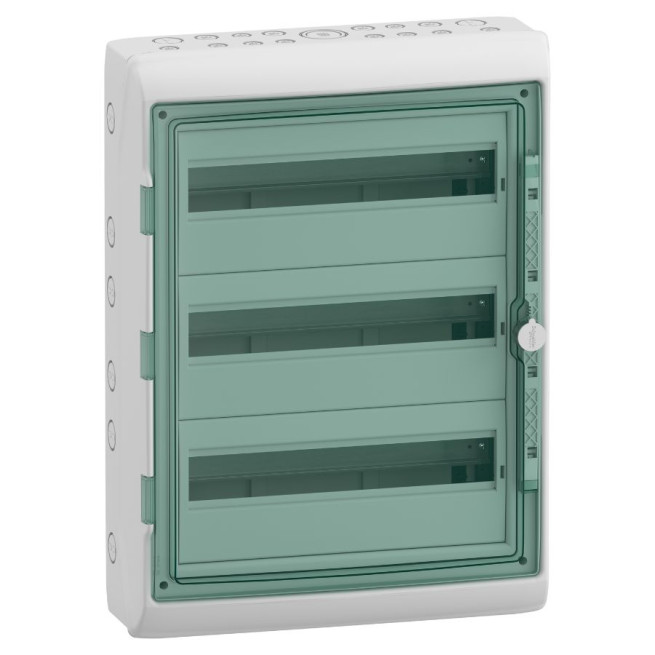 Coffret étanche 3 rangées - 18 modules - Mureva