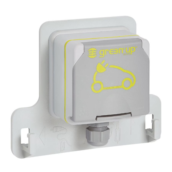 Prise Green'Up Access Legrand 090471 16A 230V IP66 IK08 pour véhicule électrique